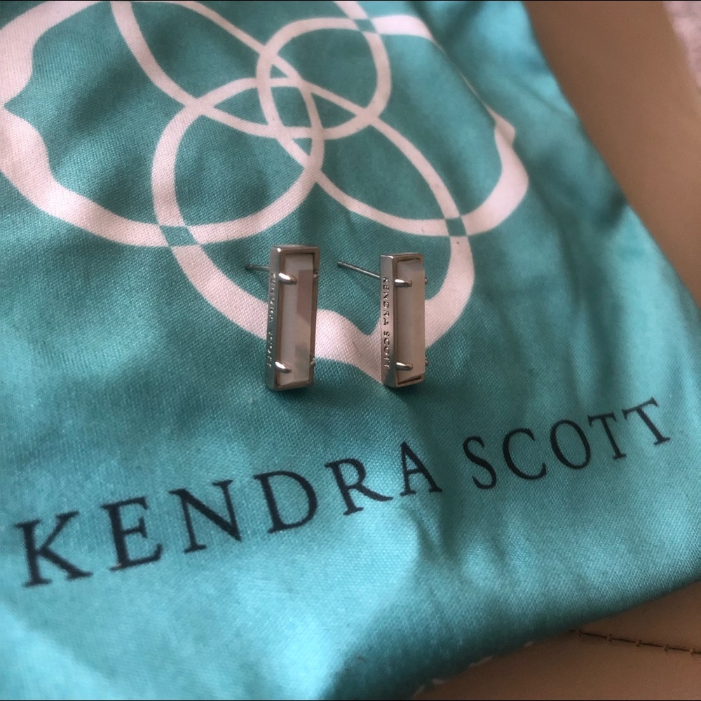 Kendra Scott Lady Stud Earrings Silver